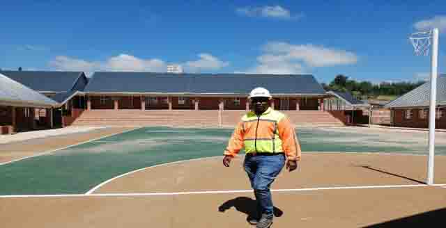 Construction of Tinana JSS in Mount Fletcher, Eastern Cape.