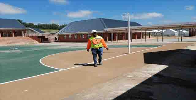 Construction of Tinana JSS in Mount Fletcher, Eastern Cape.